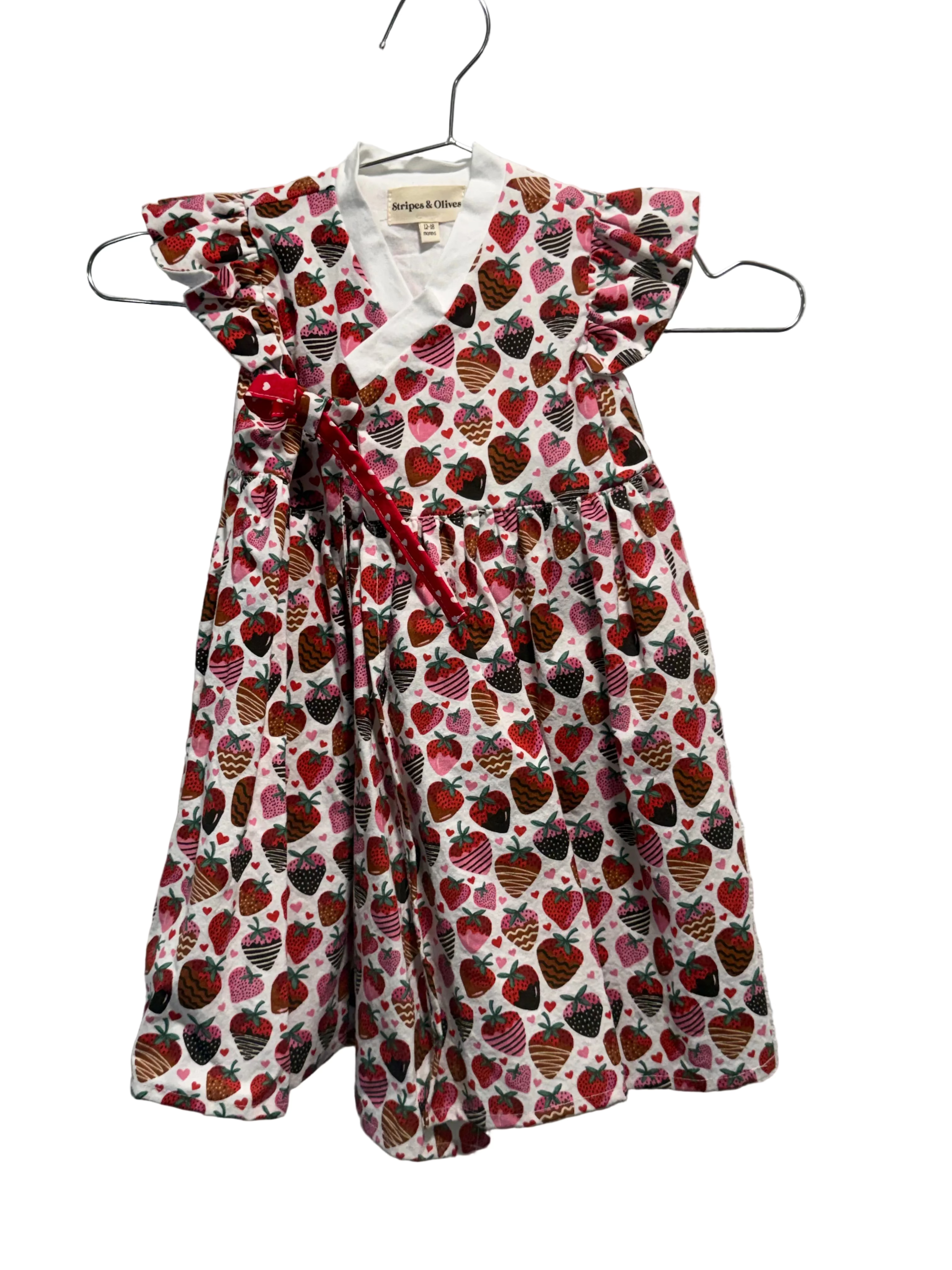 hanbok dress modern Strawberry modern hanbok – Whisk and Stitch