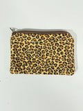 Animal printed mini zipper bag