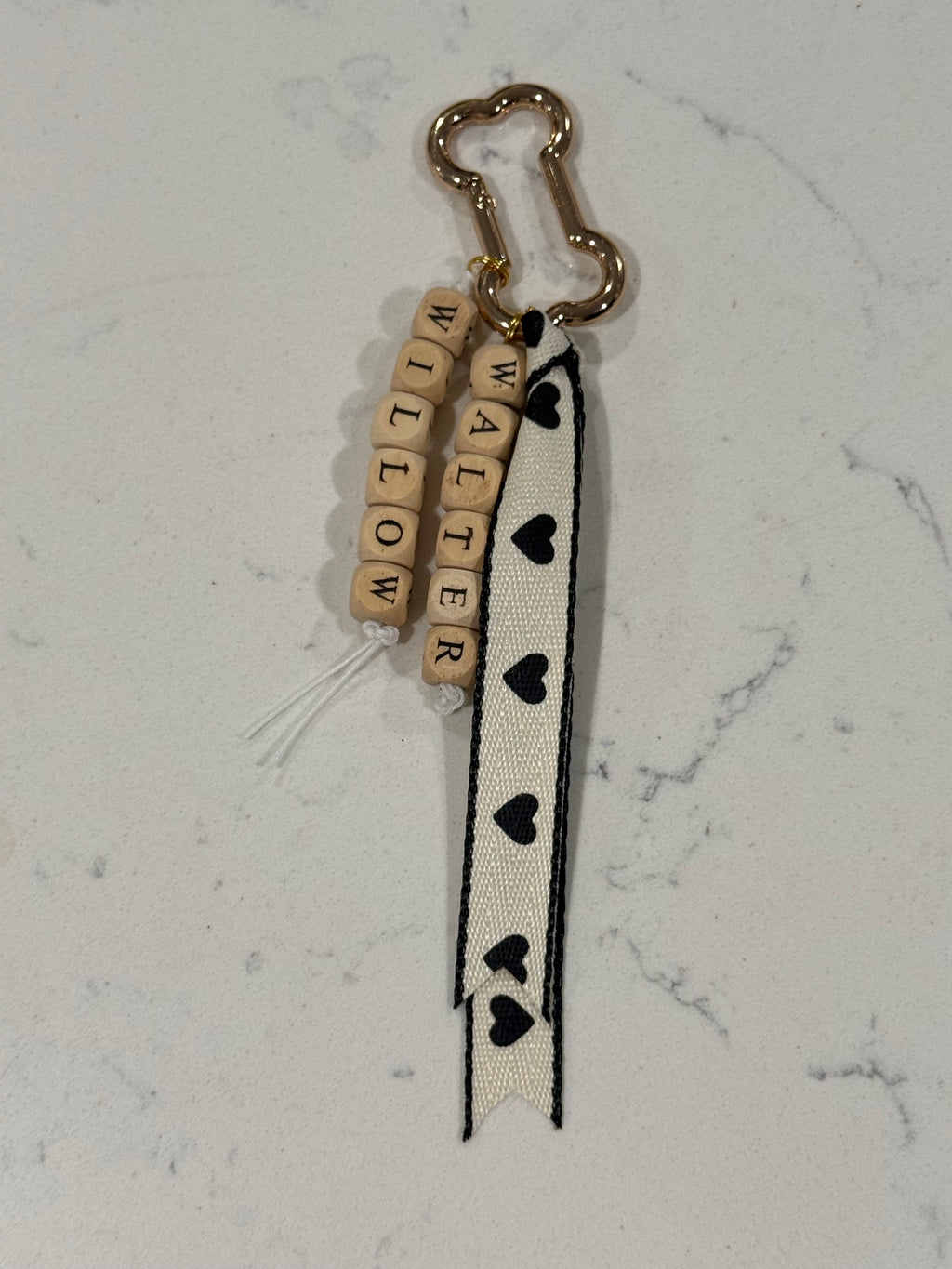 Personalized bag charm
