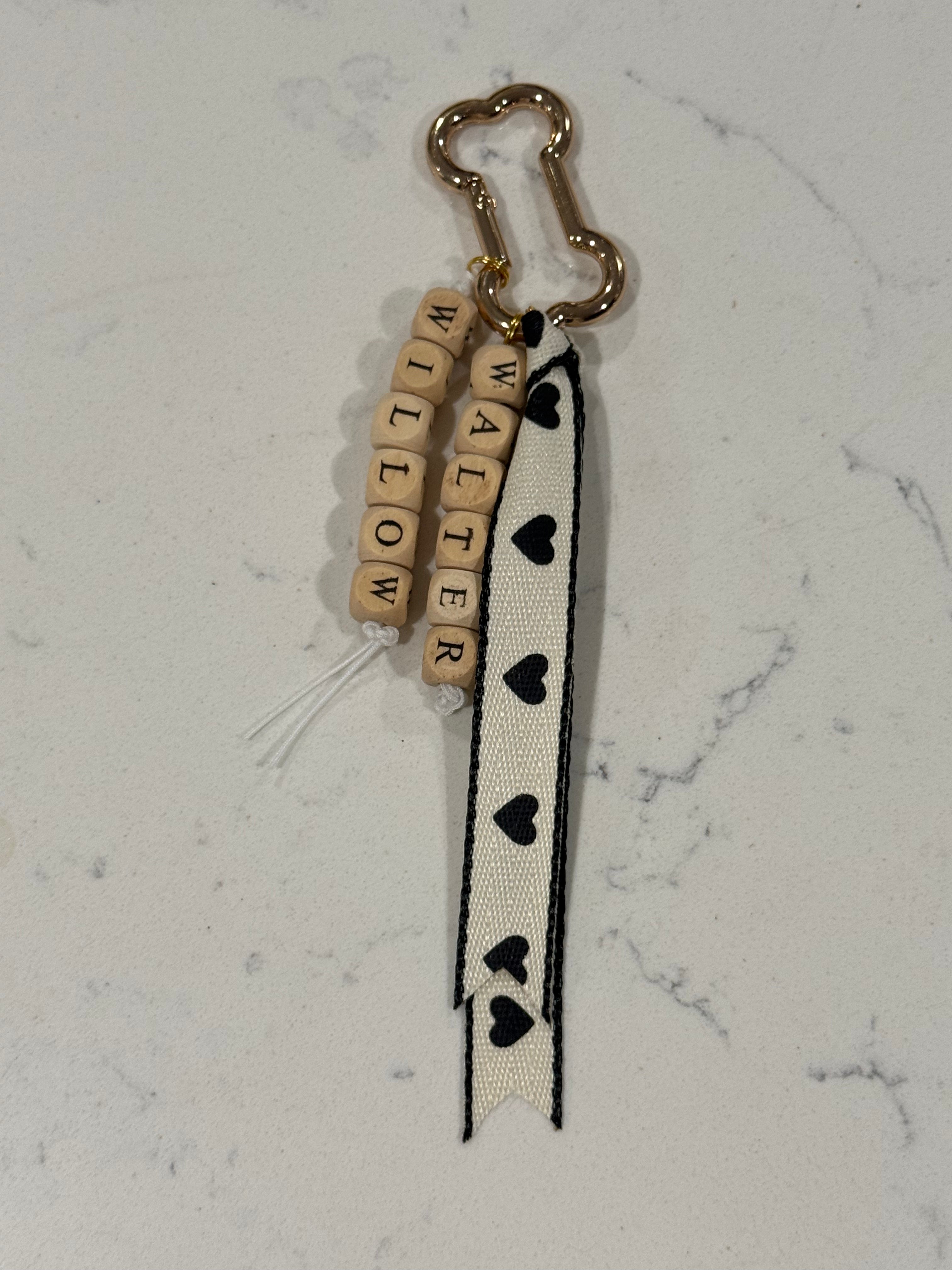 Personalized bag charm