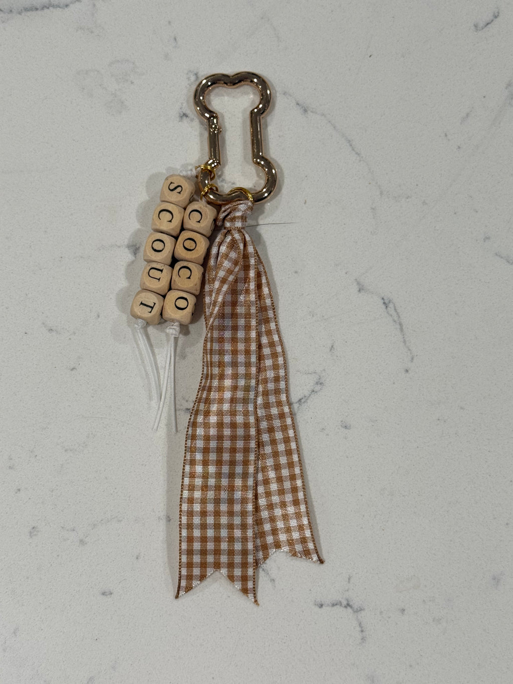Personalized bag charm